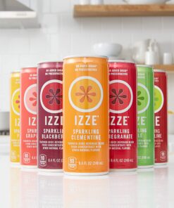 IZZE Sparkling Juice, Grapefruit, No Added Sugars, No Preservatives, Non-GMO, 8.4 Fl Oz Can (Pack of 24) 8.4 Fl Oz (Pack of 24) 31 8144E6908qL 1