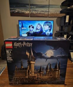 LEGO Harry Potter Hogwarts Castle 71043 Building Set - Model Kit with Minifigures, Featuring Wand, Boats, and Spider Figure, Gryffindor and Hufflepuff Accessories, Collectible for Adults and Teens Standard 65 8144J801o1L