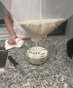 Pro Quality Nut Milk Bag - Big 12"X12" Commercial Grade - Reusable Almond Milk Bag & All Purpose Strainer – Fine Mesh Nylon Cheesecloth & Cold Brew Coffee Filter - Free Recipes & Videos 1 38 81454ozzxHL