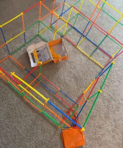 RAINBOW TOYFROG Building Straws and Connectors - STEM Blocks Construction Toys for Boys & Girls - 300 Pcs Straw Building Set - Engineering Connector Blocks for Kids 39 8146D8QzYtL 2