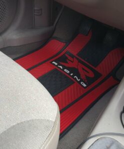 Alternative view of Plasticolor Red R Racing Universal-Fit Molded Front Floor Mats - Set of 2
