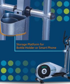 GOELLIPTICAL V-200 Standard Stride 17” Programmable Elliptical Machine Exercise Cross Trainer for Cardio Fitness Strength Conditioning Workout at Home or Gym 13 814Bokp706L