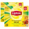 Lipton Decaffeinated Black Tea Bags, Can Support Heart Health, 75 Count (Pack of 2) 75 Count (Pack of 2) 21 814CZpaYmRS