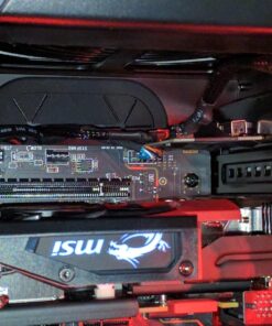 NZXT CB-LED20-RD 2-Metres Light Sensitivity Sleeved LED Kit (Red) Red 36 814E547iyOL