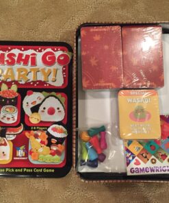 Sushi Go Party! - The Deluxe Pick & Pass Card Game by Gamewright, Multicolored Go Party! 48 814EQ6eq3fL 1