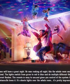 Sound Activated Party Light, Spriak Disco Light Disco Ball - Remote Control, 7 Modes - Best Dj Dance Lamp Strobe Lights for Birthday Xmas Festival Parties, Stage Bar Club Room House Karaoke Wedding plug-in disco light 27 814Gj8TxUIL