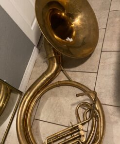 Queen Brass Sousaphone 25 Valve Big Tuba Made Of/Full Brass W/Bag Brass Finish Tubas Silver 12 814HZGxGV4L