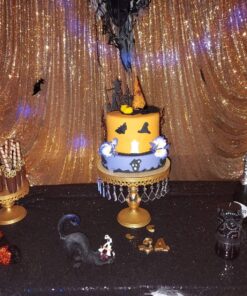 Amscan | Party Decoration | Halloween Glitter Paper Chandelier Decorating Kit | 17 in a Package 35 814KT7rwGZL