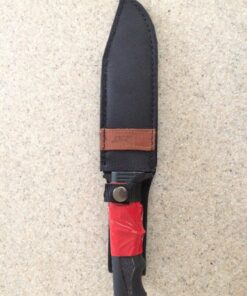 MTECH USA MT-086 Fixed Blade Hunting Knife, Black Straight Edge Blade, Black Handle, 12-1/4-Inch Overall, Black Blade 40 814L7e7NyoL