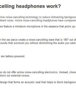 Audio-Technica ATH-ANC7B QuietPoint Active Noise-Cancelling Closed-Back Headphones, Wired AUD ATH-ANC7B 27 814N2dK5ByL