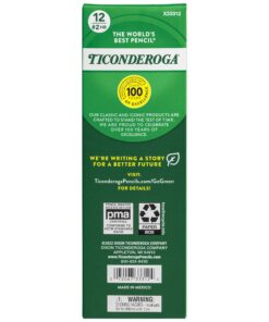 Alternative view of Ticonderoga My First Wood-Cased Pencils, Pre-Sharpened, 2 HB, Yellow, 12 Count Writing Instrument 12 Pack