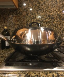 Winco WKCS-14 Stainless Steel Wok Cover, 13-3/4-Inch 14 Inch 29 814QIRz0VcL