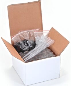 Vivaplex 24, Amber, 10 ml Glass Roll On Bottles with 3-3 ml Dropper's 11 814RD285xVL