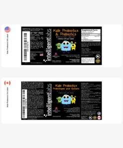 Alternative view of 6 Billion CFU Kids/Children's Probiotics with Prebiotics, Sunfiber and Fos, for 10x More Effectiveness. One A Day Great Taste Chewable Probiotic, 2 Months Supply Per Bottle