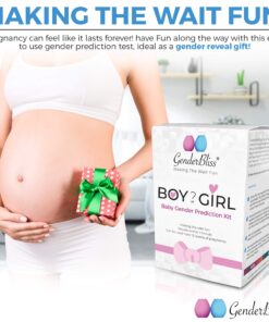 GenderBliss® Gender Prediction Test Kit - Early Pregnancy Boy or Girl Gender Reveal Home Test - Non-invasive Safe for Mother and Baby. Find out your babies gender as early as 10 weeks! 20 814SqOlgoCL