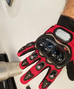 Solomone Cavalli Pro-Biker Motorbike Carbon Fiber Powersports Racing Gloves Large red 15 814Svqn3USL