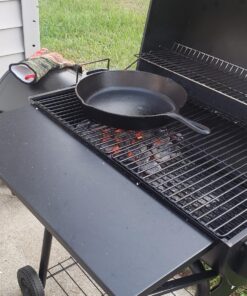 Royal Gourmet CC1830S 30" BBQ Charcoal Grill and Offset Smoker | 811 Square Inch cooking surface, Outdoor for Camping | Black Grill & Smoker 59 814V9XIN52L 1