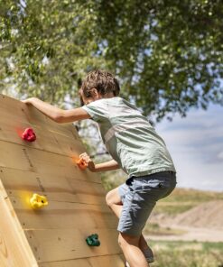 Squirrel Products Kids Rock Climbing Holds Indoor & Outdoor Playground Accessories Rock Wall Climbing Kit with Mounting Hardware 20 Pack XL Deluxe 34 814VKoa1fAS