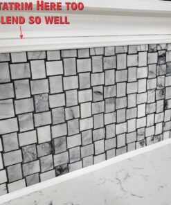 InstaTrim Peel and Stick Trim - Flexible, Adhesive Caulk Tape for Walls, Floors, Counters, Tile, & More - White 1/2 in by 10 ft Adhesive Trim 1/2 in x 10 ft, 2‐pk 49 814WfUDkCDL