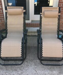 Classic Accessories Veranda Water-Resistant 25.5 Inch Stackable Patio Chair Cover, Pebble 48 814XgRa1eoL