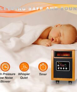 Dr Infrared Heater Portable Space Heater, 1500-Watt, Cherry 25 814YBUz6kML
