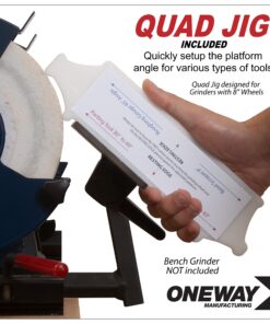 Oneway Wolverine Grinding Jig with Quad Setup Jig for Sharpening Workshop Tools • Woodturning Gouges • Chisels • Scrapers • Skews and Wood Carving Tools 12 814YV8yc4RL