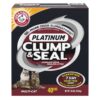 ARM & HAMMER Clump & Seal Platinum Cat Litter, Multi-Cat, 40 lb Clumping Cat Litter 40 lbs 17 814ZwF5xrTL