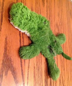 KONG - Cozie Ali Alligator - Indoor Cuddle Squeaky Plush Dog Toy - For Medium Dogs Standard Packaging 34 814aHNtVQGL