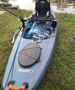 YakAttack Omega Fishing Rod Holder with Track Mounted LockNLoad Mounting System, Pro and Standard Edition - Multiple Colors | Kayak Fishing Accessories Without Mount Track 38 814adEV7jIL