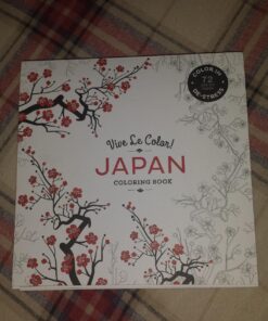 Vive Le Color! Japan (Adult Coloring Book): Color In; De-stress (72 Tear-out Pages) 61 814bnAgVvrL