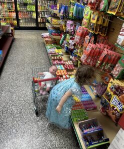 Melissa & Doug Toy Shopping Cart With Sturdy Metal Frame - Toddler Shopping Cart, Pretend Grocery Cart, Supermarket Pretend Play Shopping Cart For Kids Ages 3+ 32 814ddNKi15L