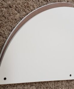 Frenchi Home Furnishing Half Moon Console Table, White 38 814de74T0L