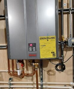 Rinnai RU199iN Condensing Tankless Hot Water Heater, 11 GPM, Natural Gas, Indoor Installation 29 814eaRtLGIL
