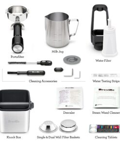 Breville BES980XL Oracle Espresso Machine, Brushed Stainless Steel,Silver 48 814etP32wgL