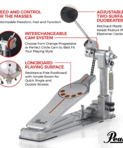 Alternative view of Pearl P930 Demonator Single Chain Interchangeable Cam Powershifter,Chrome