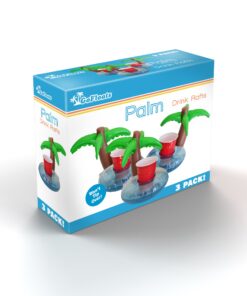 GoFloats Inflatable Pool and Hot Tub Drink Holders (3 Pack) (Choose - Unicorn, Flamingo, Palm Tree and More) 25 814gBRlVgnL