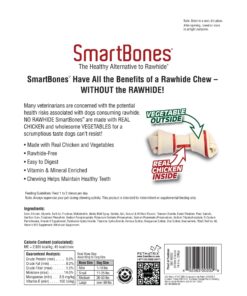 Alternative view of SmartBones Mini Dog Chews, Rawhide Free Chews For Dogs, Made With Real Chicken and Vegetables, 24 Count Mini Chews
