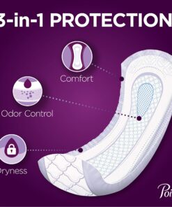 Poise Incontinence Pads for Women, Ultimate Absorbency, Long, Original Design, 108 Count (4 Packs of 27) 27 Count (Pack of 4) 10 814obRqzTS