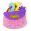 Bright Starts Carry & Teethe Purse Chillable Teether Toy, Ages 3 months +, Pretty in Pink 14 814p891KJKL