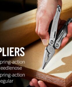 LEATHERMAN, Wingman Multitool with Spring-Action Pliers and Scissors, Stainless Steel with Nylon Sheath 44 814qdBSLuGL