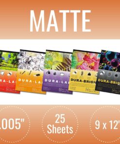 Alternative view of Grafix Matte 0.005 Dura-Lar Film, 9 12-Inch, 25 Sheets, 9x12 in, Original Version .005" (5 mil)