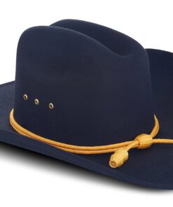 Alternative view of Western Cowboy Hat - Cattleman's with Cavalry Band - Black Large