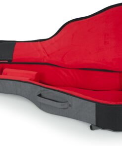 Gator Cases Transit Series Acoustic Guitar Gig Bag; Grey Exterior (GT-ACOUSTIC-GRY) 20 814uMGcf2QL