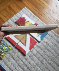 conda 8x10 inch Stretched Canvas for Painting, Pack of 10, 100% Cotton, 5/8 in Profile Blank Stretched Canvas Value Bulk Pack Art White Canvas for Acrylics, Oils Painting 40 814v6bRzQDL