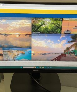 PHILIPS 22 inch Class Thin Full HD (1920 x 1080) 75Hz Monitor, VESA, HDMI & VGA Port, 4 Year Advance Replacement Warranty, 221V8LN 22" Class Full HD | 75Hz 33 814v89ogJ7L