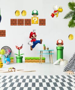 Alternative view of New Super Mario Brothers Wall Stickers
