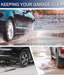 ZOMOFEW Containment Mat, Non-Slip Garage Floor Mat, Heavy Duty Waterproof Containment Mat for Snow Ice Water and Mud (8'6" x 20') 8'6" x 20' 13 814z0TWq2aL