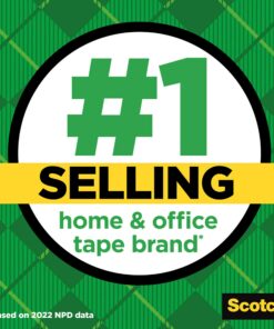 Scotch Magic Tape, Invisible, Repair Christmas Cards and Use as Holiday Gift Wrap Supplies for Christmas, 4 Tape Rolls With Dispensers 24 8150nuwephL