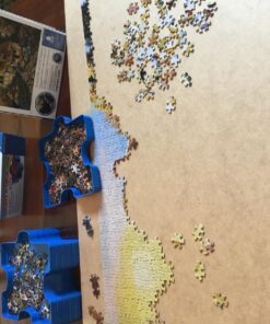 Ravensburger Sort and Go Jigsaw Puzzle Accessory - Sturdy and Easy to Use Plastic Puzzle Shaped Sorting Trays to Organize Puzzles Up to 1000 Pieces, Blue 46 8151TL6yLqL