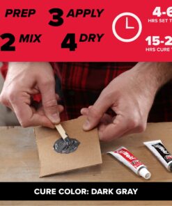 J-B Weld 8281 Professional Size Steel Reinforced Epoxy - Hardener and Steel Pack - 10 oz 33 8152tvw7RBL